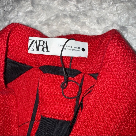 Zara CFDA/Vogue Collection Limited Edition Blazer Dove Appliqué S EUC - Picture 6 of 8